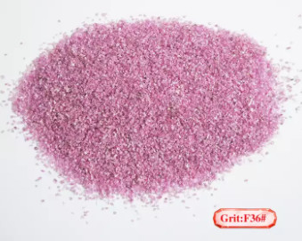 식물을 시들게 하는 매체 36 Grit 핑크색 용융 알루미나 PA